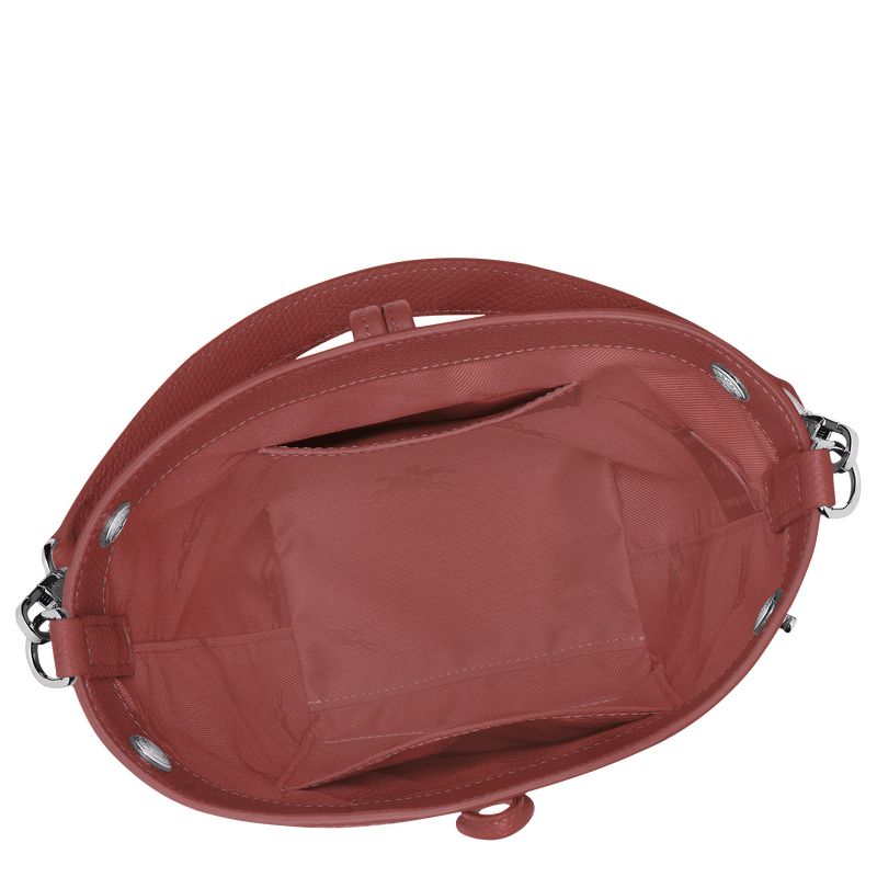 Longchamp Le Roseau XS Bucket Leather Mini Vesker Dame Chestnut | NOMQ9334