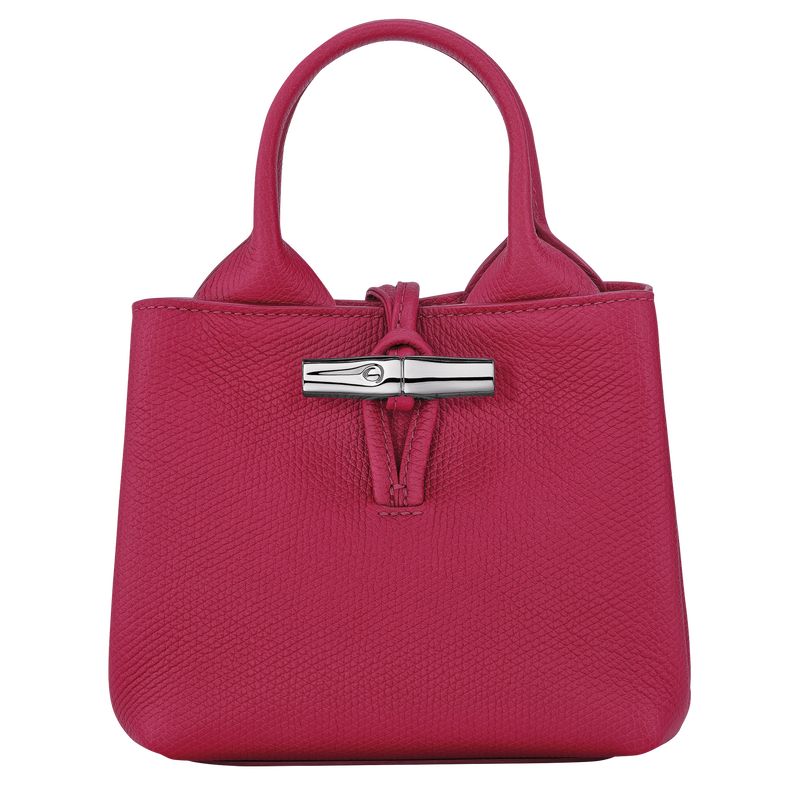 Longchamp Le Roseau XS Handbag Leather Mini Vesker Dame Beetroot | NOCT9330