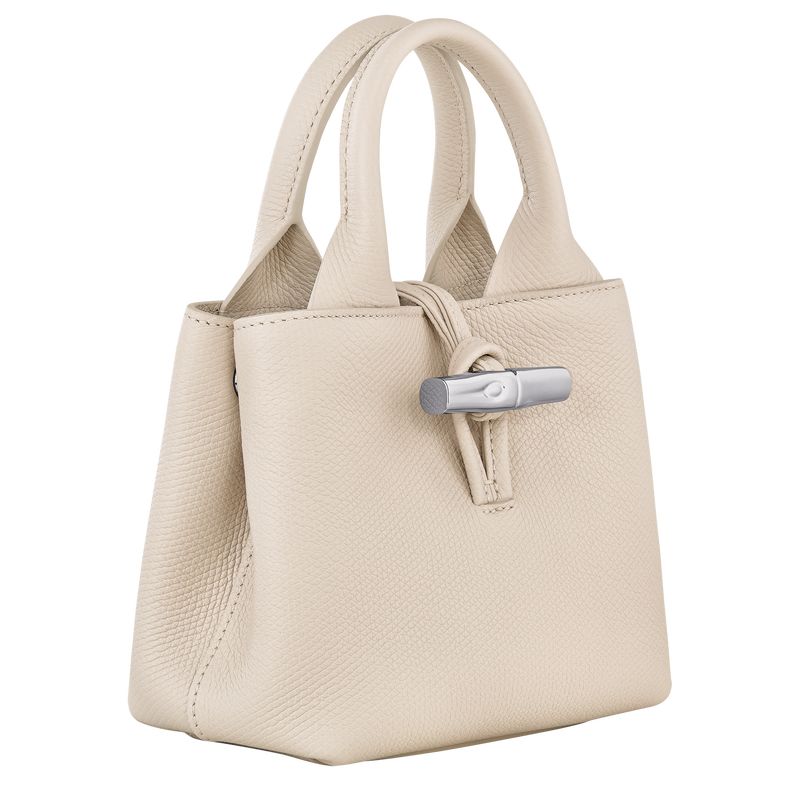 Longchamp Le Roseau XS Handbag Leather Mini Vesker Dame Paper | NOXY9329