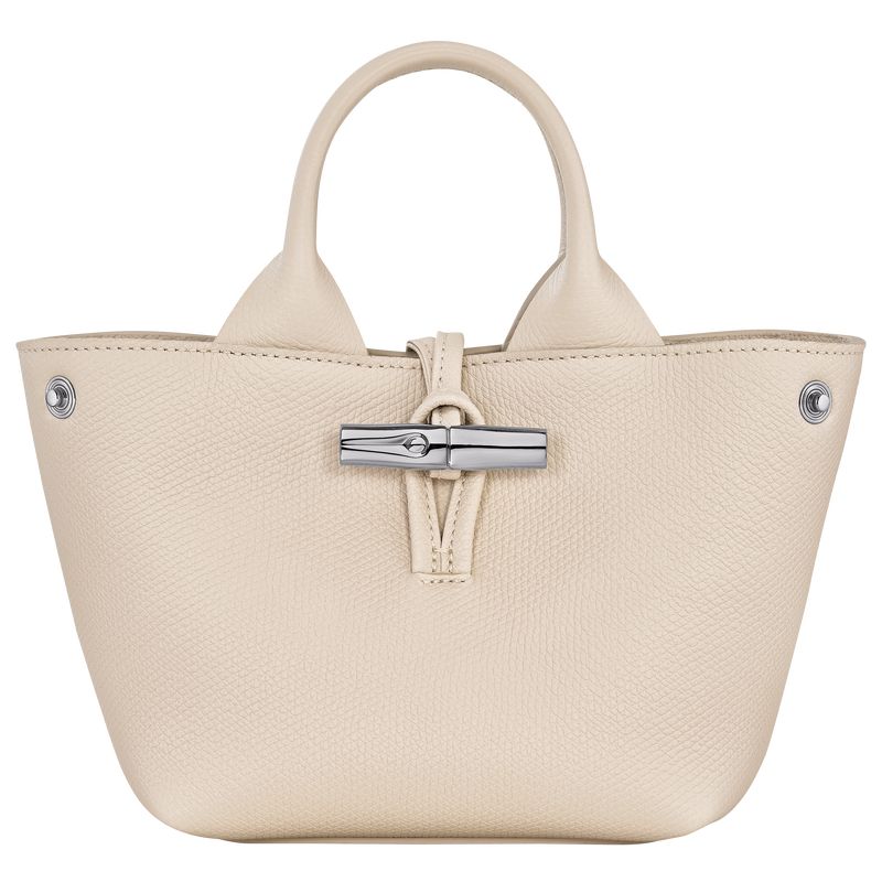 Longchamp Le Roseau XS Handbag Leather Mini Vesker Dame Paper | NOXY9329