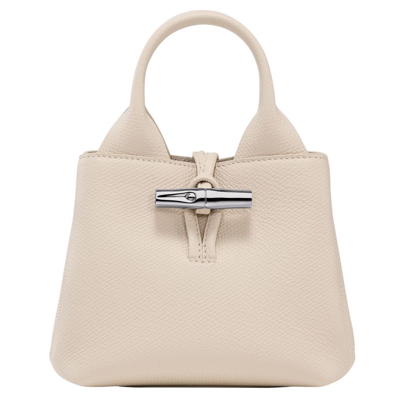 Longchamp Le Roseau XS Handbag Leather Mini Vesker Dame Paper | NOXY9329