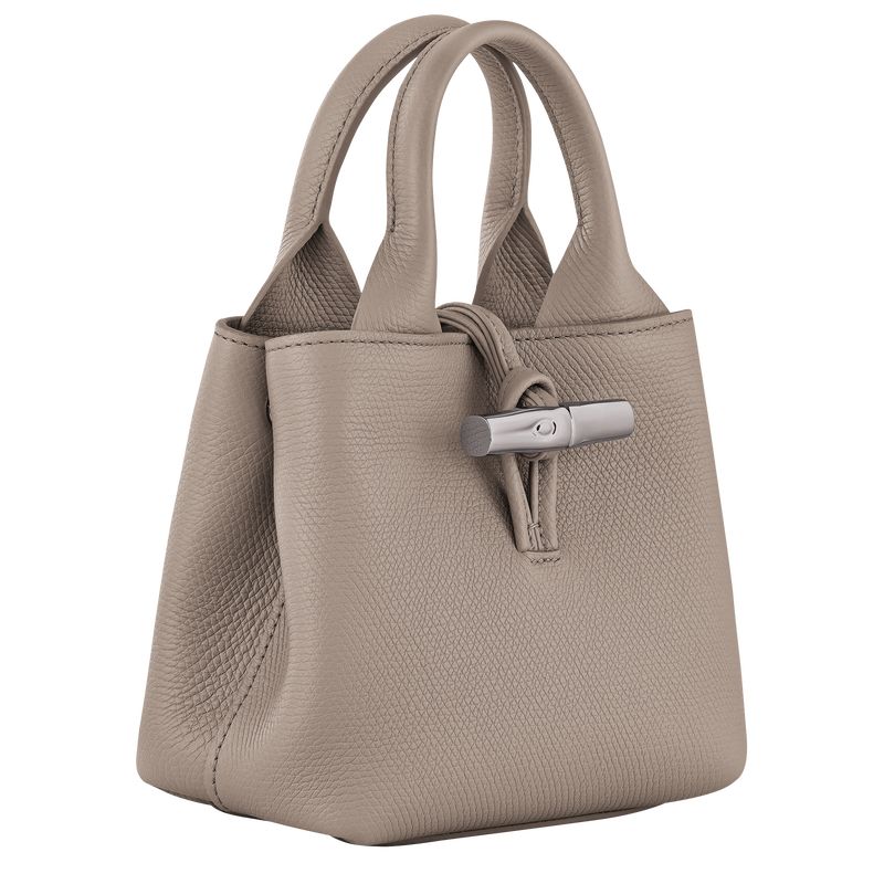 Longchamp Le Roseau XS Handbag Leather Mini Vesker Dame Clay | NOJP9325