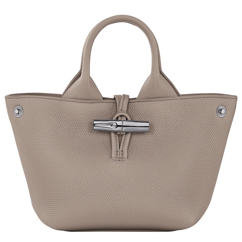 Longchamp Le Roseau XS Handbag Leather Mini Vesker Dame Clay | NOJP9325