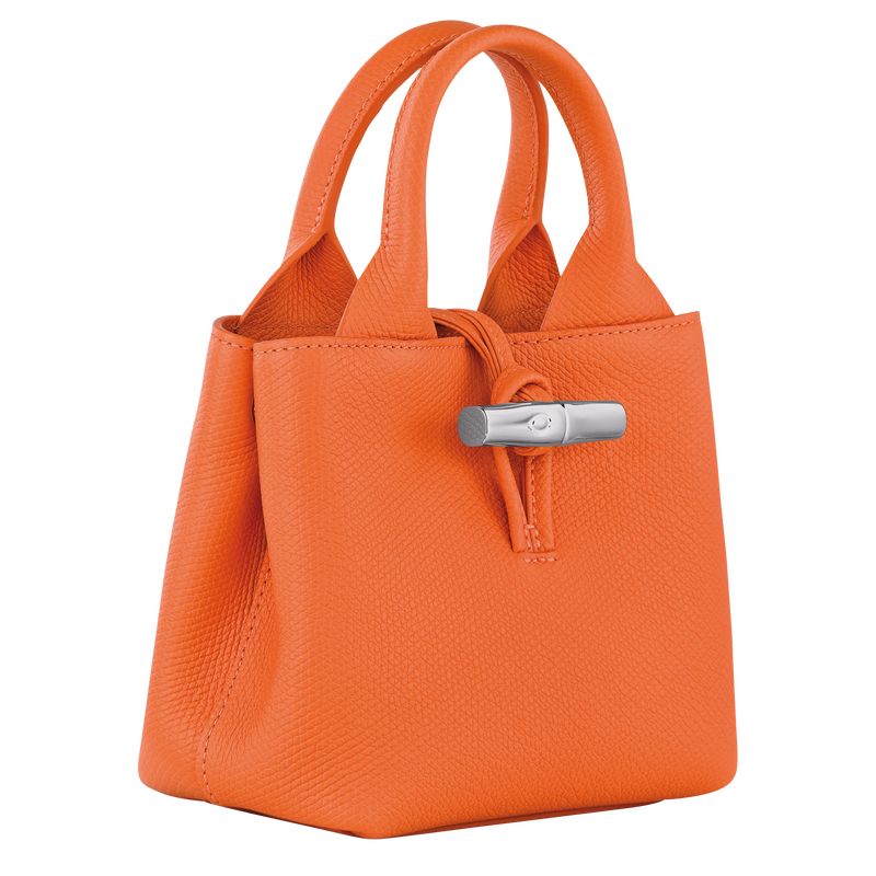 Longchamp Le Roseau XS Handbag Leather Mini Vesker Dame Oransje | NOHA9324