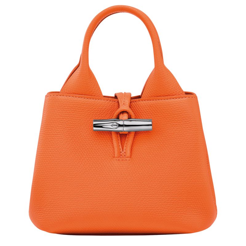 Longchamp Le Roseau XS Handbag Leather Mini Vesker Dame Oransje | NOHA9324