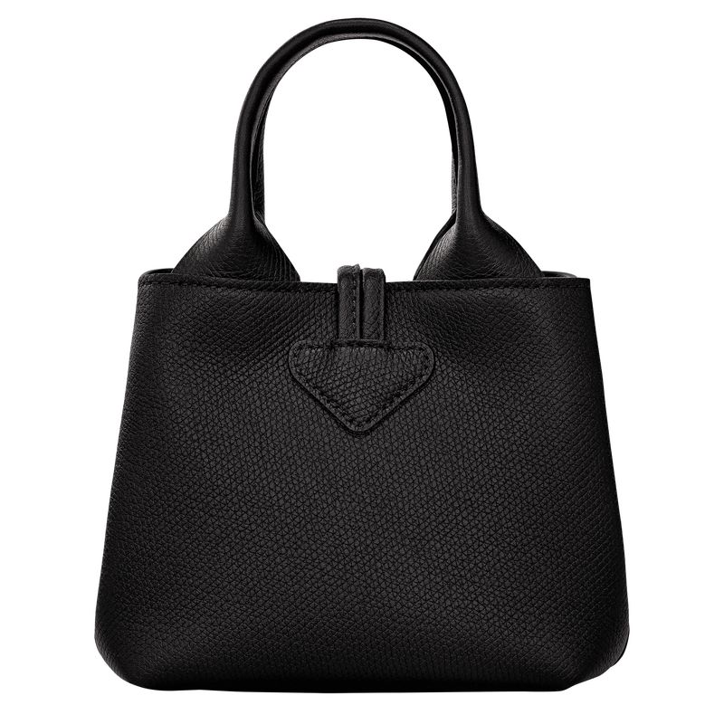 Longchamp Le Roseau XS Handbag Leather Mini Vesker Dame Svarte | NOGS9323