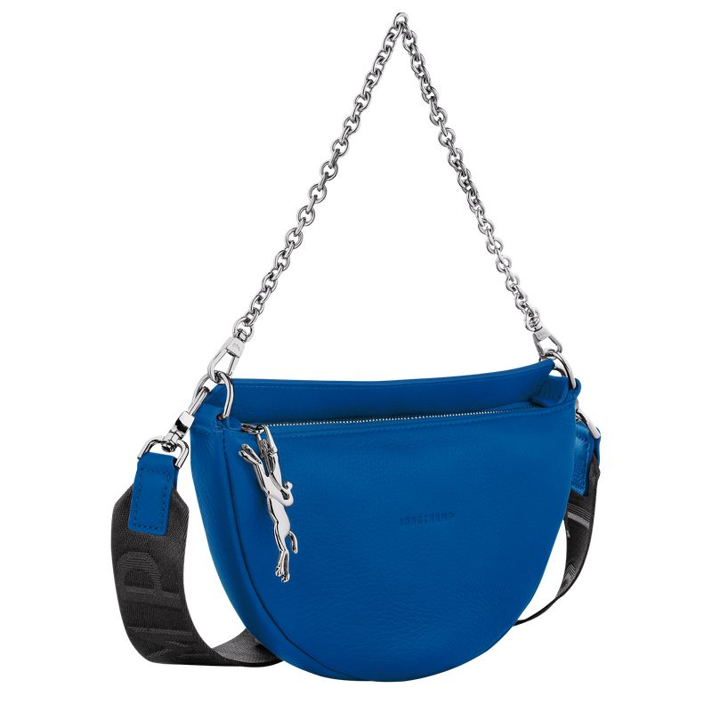 Longchamp Smile S Crossbody Leather Skulderveske Dame Blå | NOXY8872