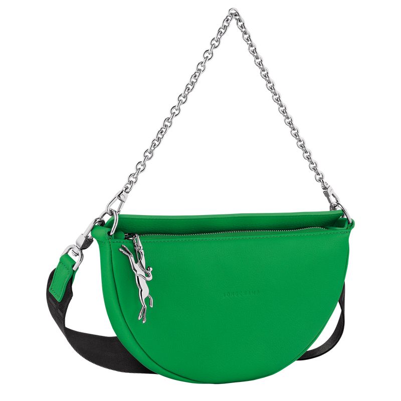 Longchamp Smile S Crossbody Leather Skulderveske Dame Lawn | NOCT8871