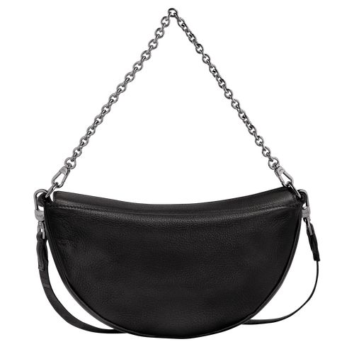 Longchamp Smile S Crossbody Leather Skulderveske Dame Svarte | NOZU8821