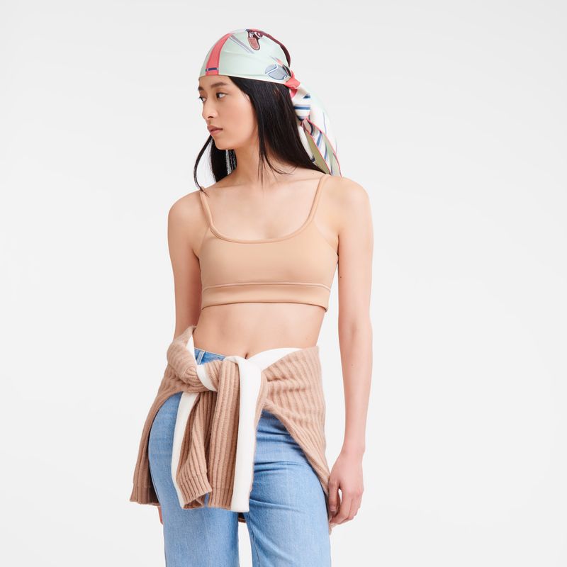 Longchamp Sport Jersey BH Dame Nude | NOVR7719