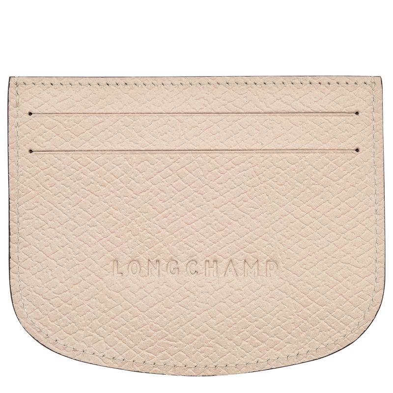 Longchamp Épure Leather Kortholder Dame Paper | NOYX8523