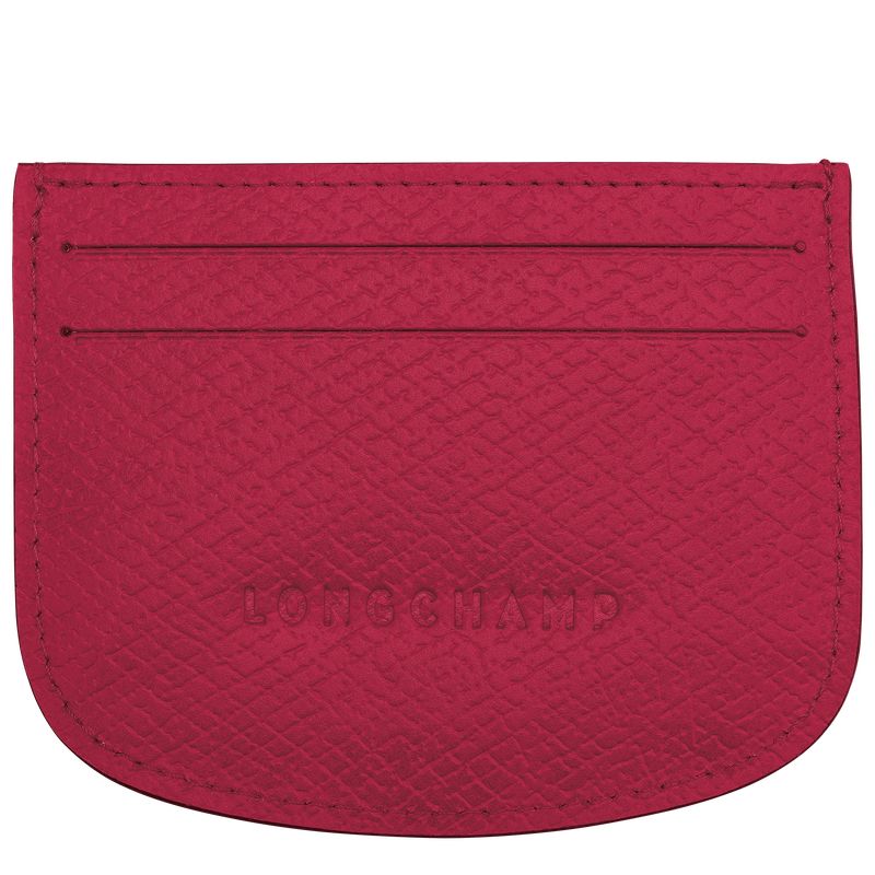 Longchamp Épure Leather Kortholder Herre Magenta | NOUZ7378