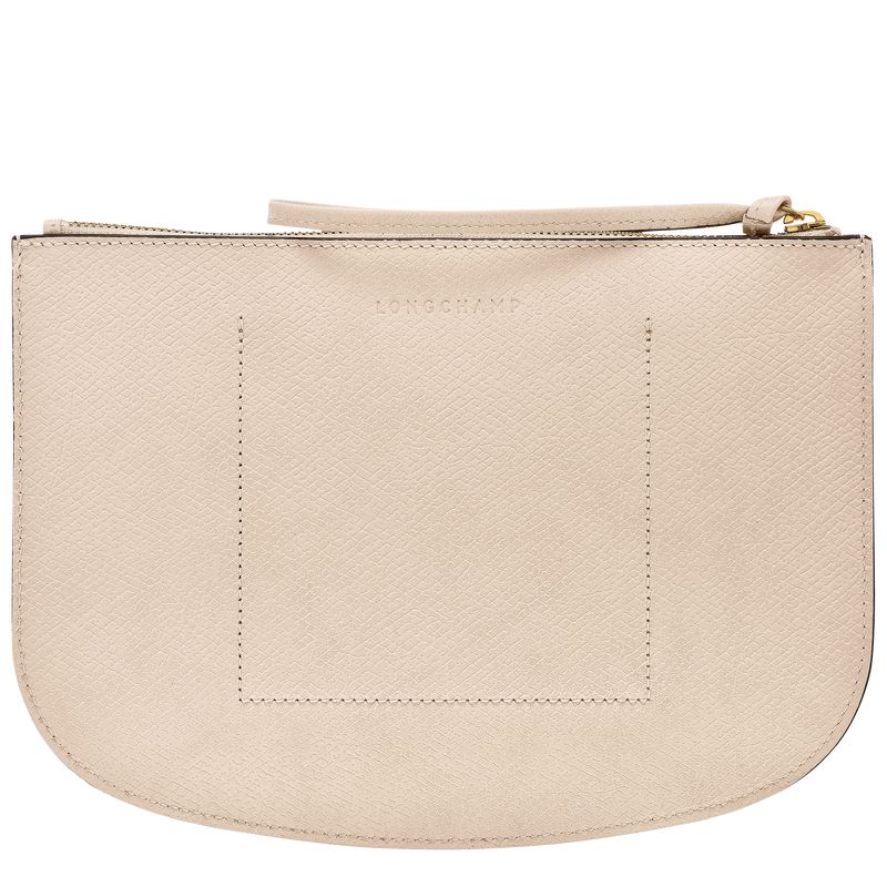 Longchamp Épure Leather Pouches Dame Paper | NOAH8383