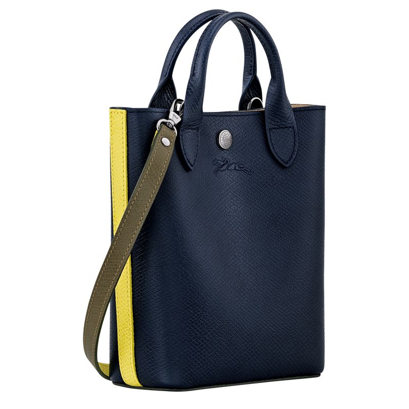 Longchamp Épure XS Tote Leather Mini Vesker Dame Marineblå | NOZU9380