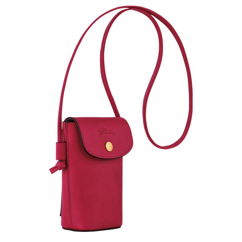 Longchamp Épure with leather lace 1 Deksel Herre Magenta | NOSG7292