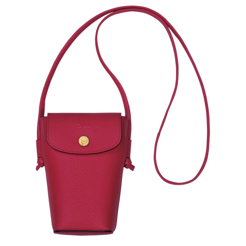 Longchamp Épure with leather lace 1 Deksel Herre Magenta | NOSG7292