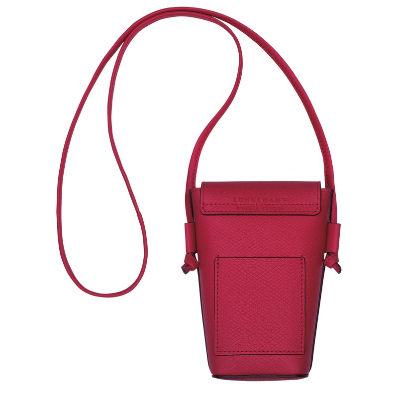 Longchamp Épure with leather lace 1 Leather Deksel Dame Magenta | NOEB8422